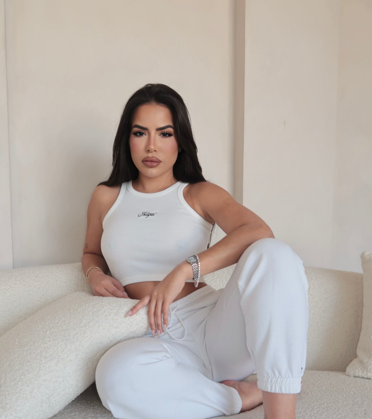 White Crop Top