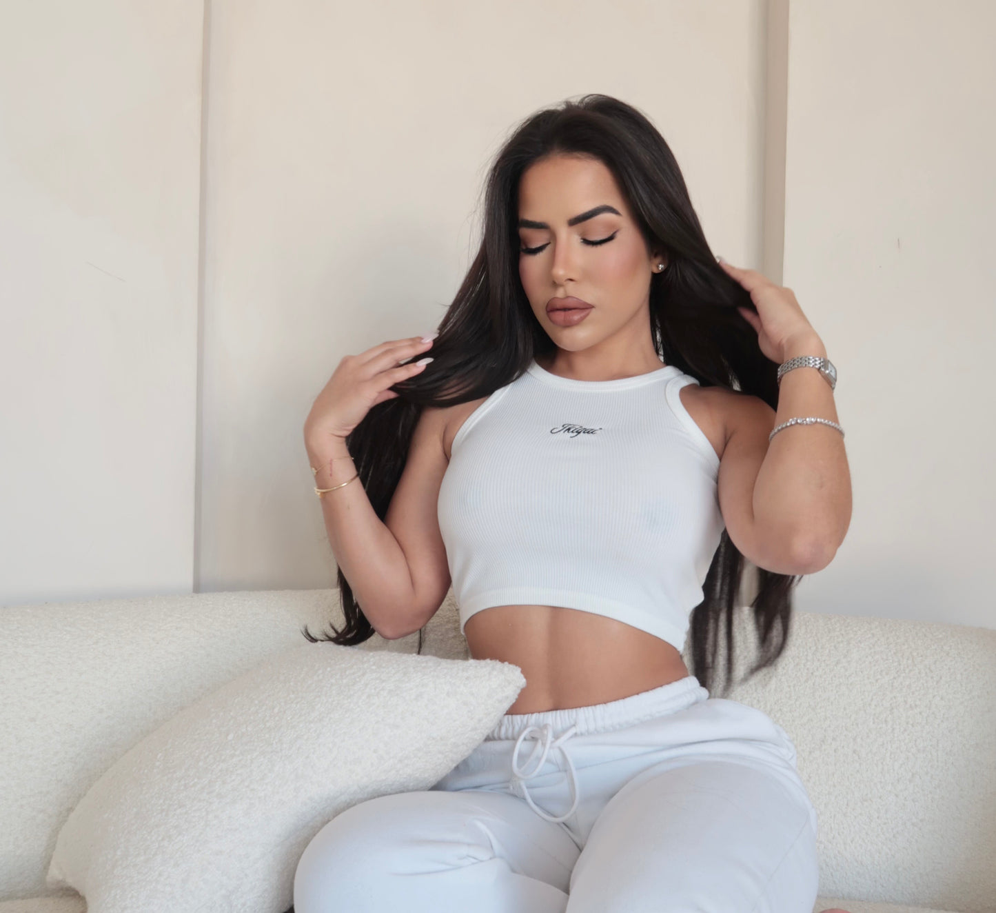 White Crop Top