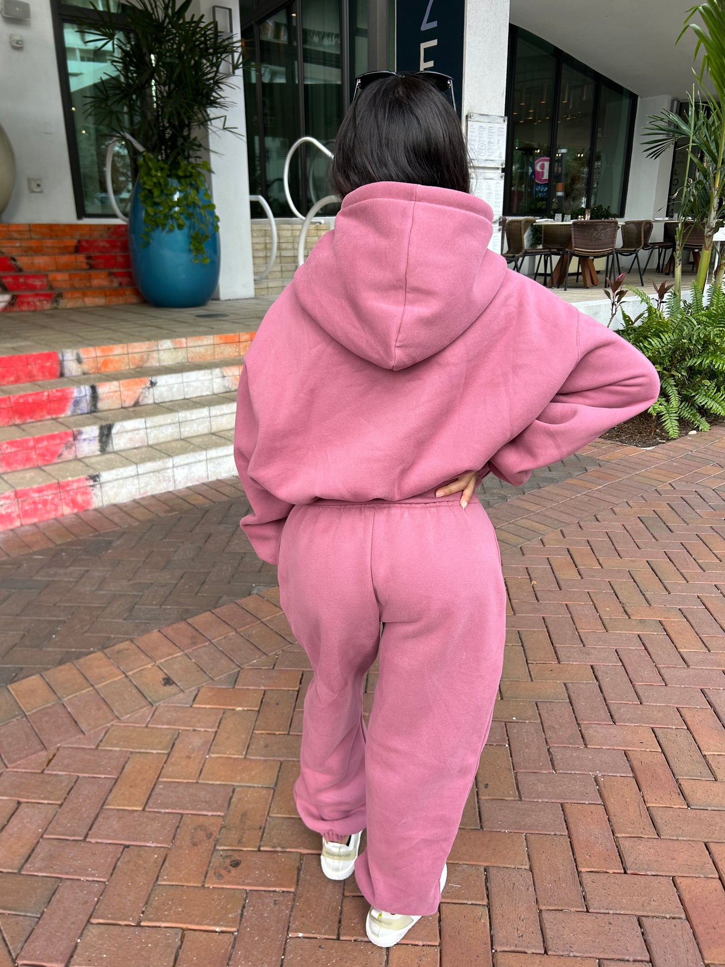 Maroon Hoodie Set