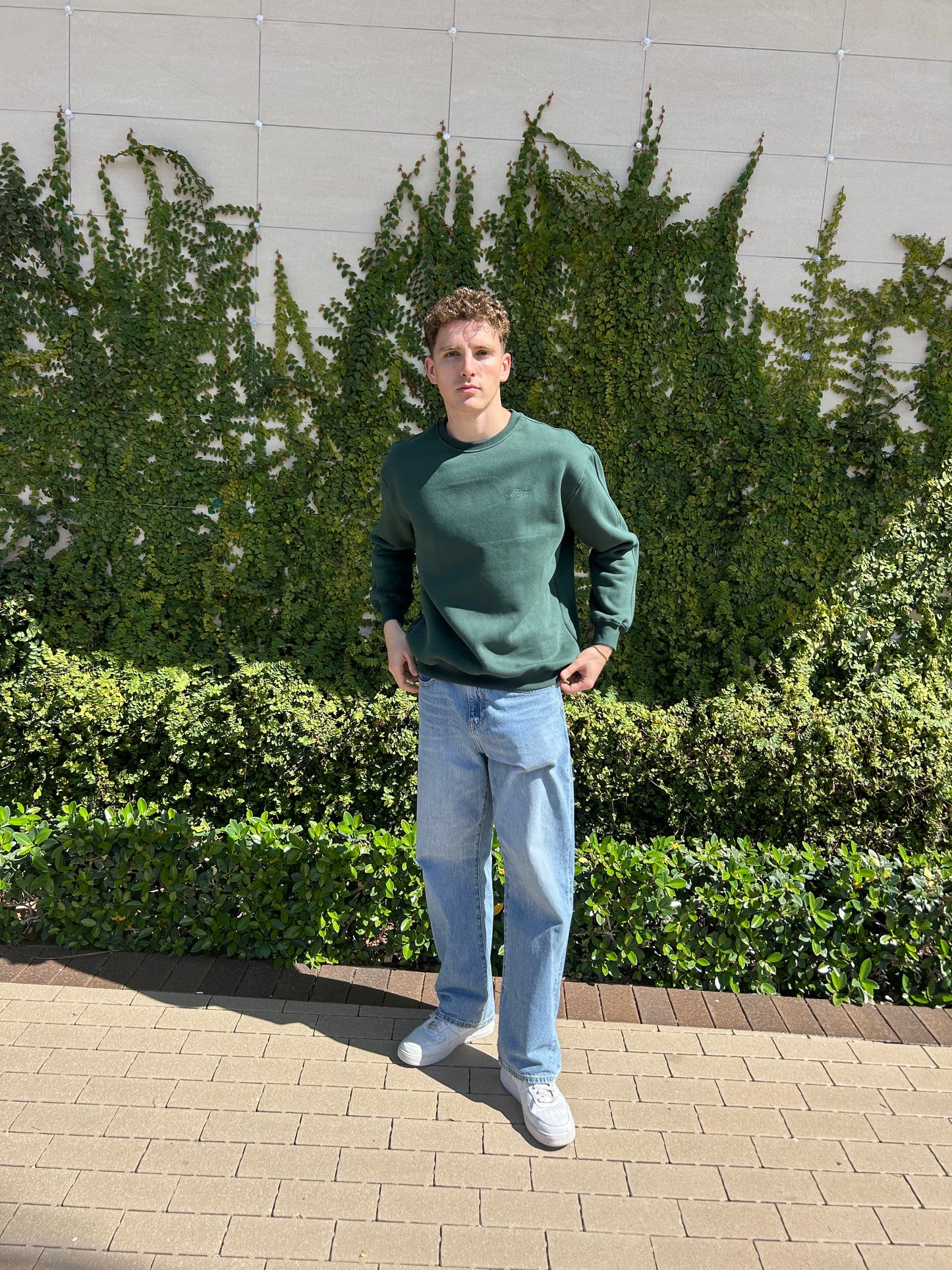 Green Fitted Sweater