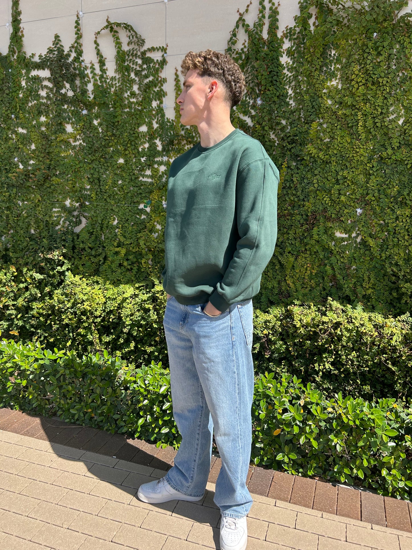 Green Fitted Sweater