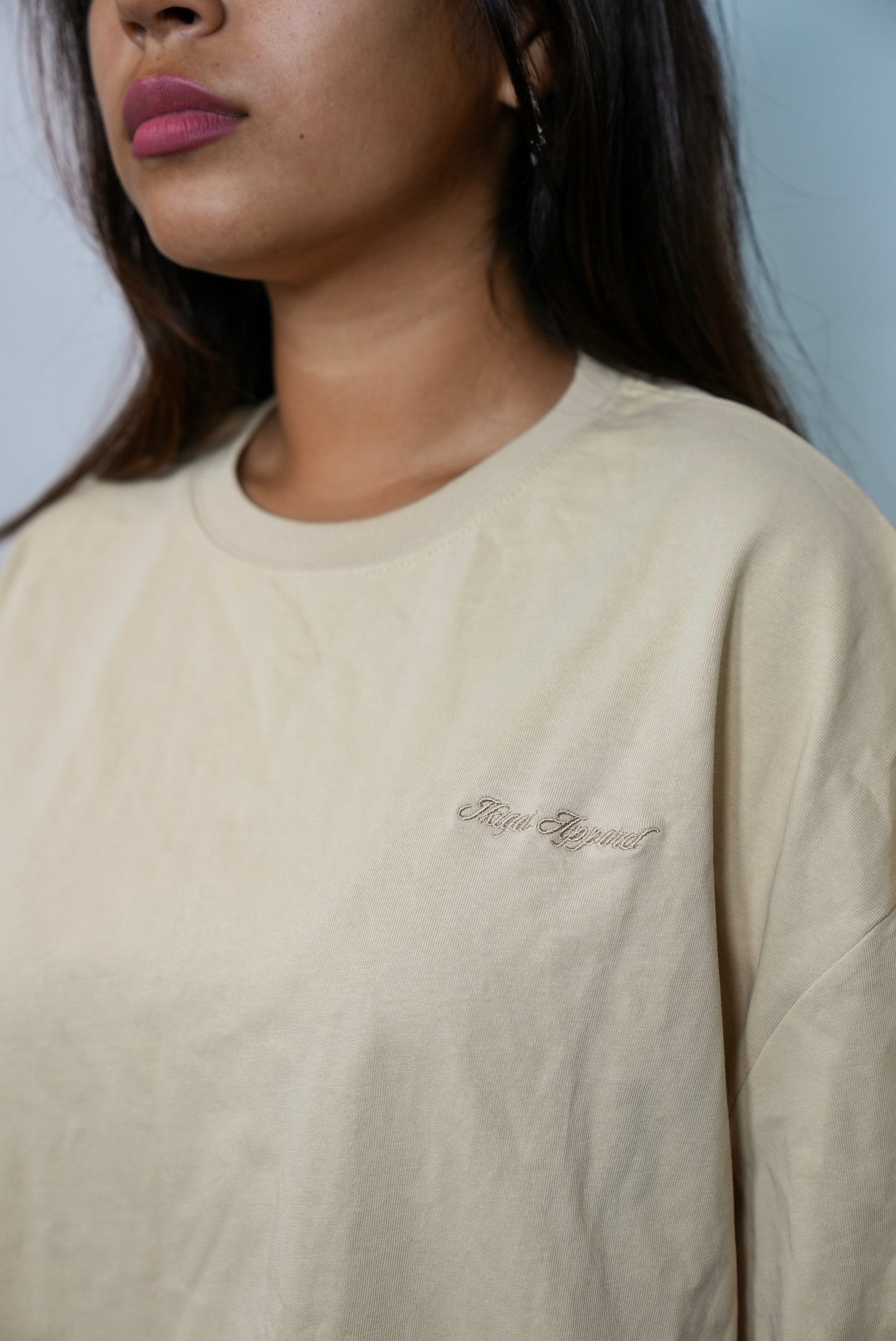 Khaki Oversized Tee