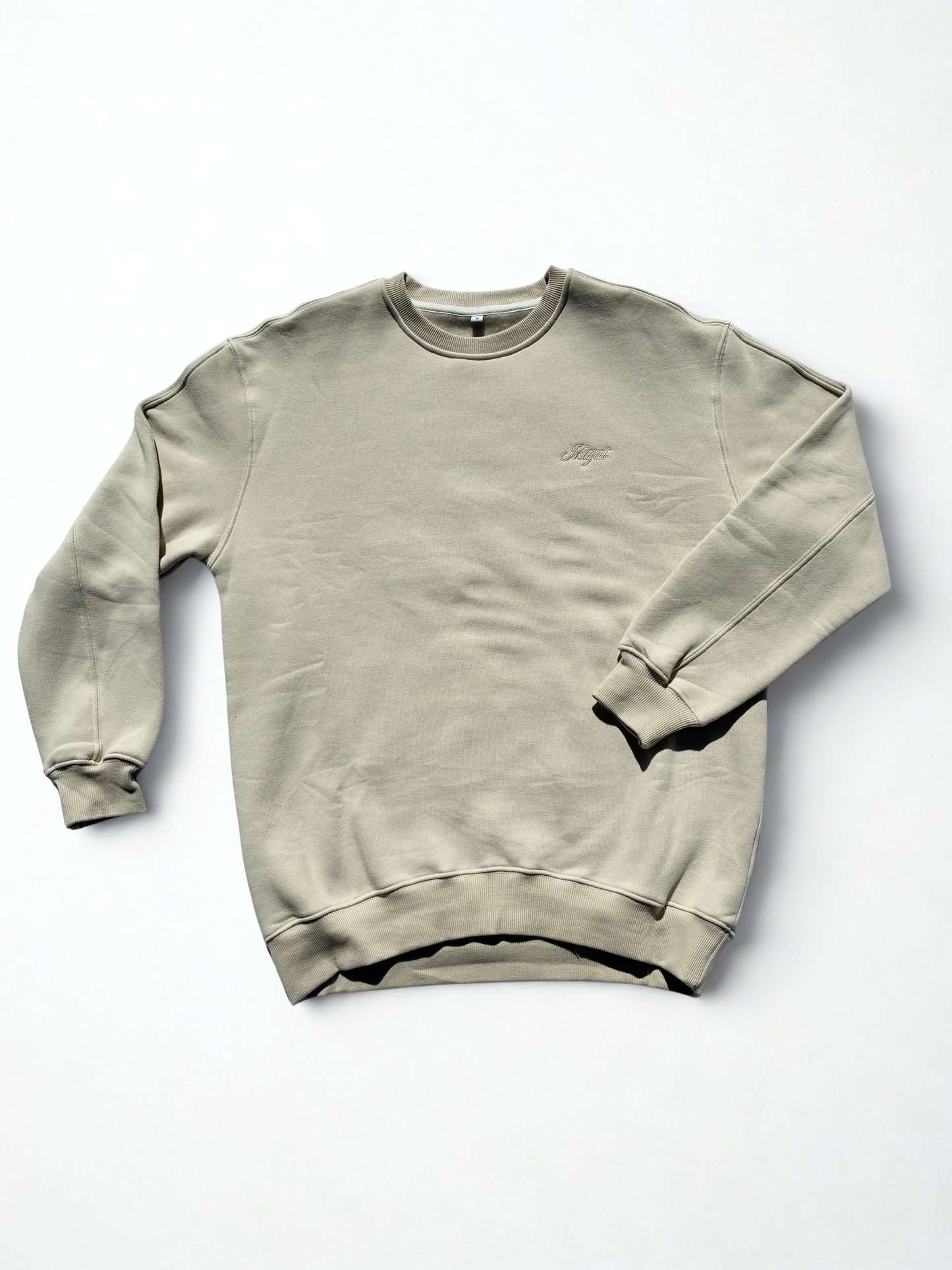 Men’s Beige Fitted Sweater