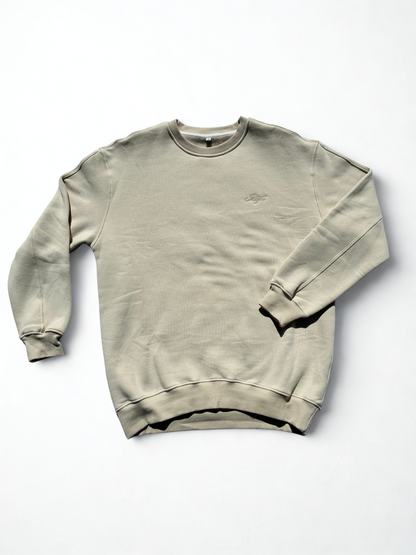 Men’s Beige Fitted Sweater