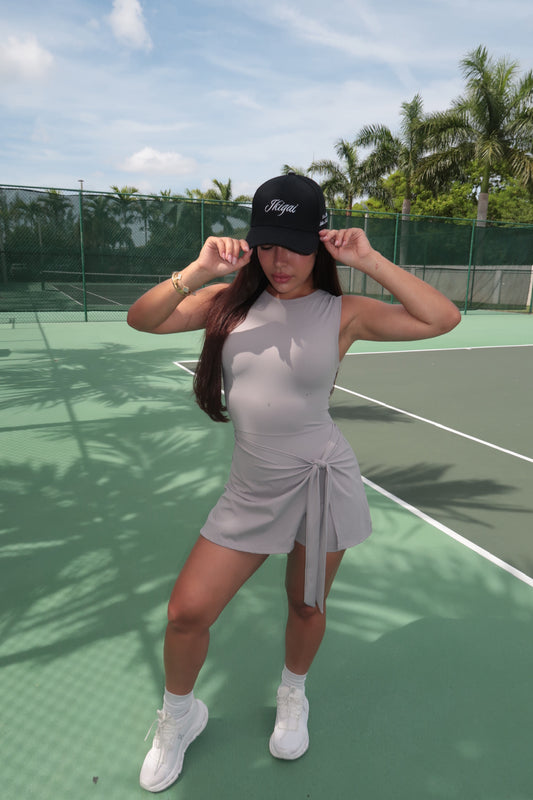 Grey Activewear Romper