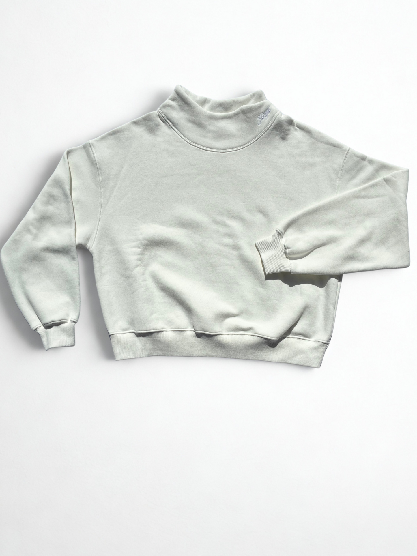 Women’s White Turtleneck Sweater