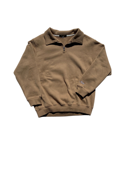 Men’s Brown Quarter Zip Jacket